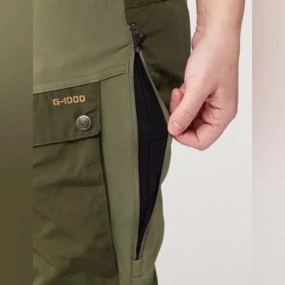 Fjallraven Women’s Keb Trousers Curved - Deep Forest / Laurel Green Size 4 - Picture 9 of 12